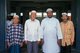 Burma: Haw Muslim men and their imam in the mosque at Tachilek, Shan State, Burma